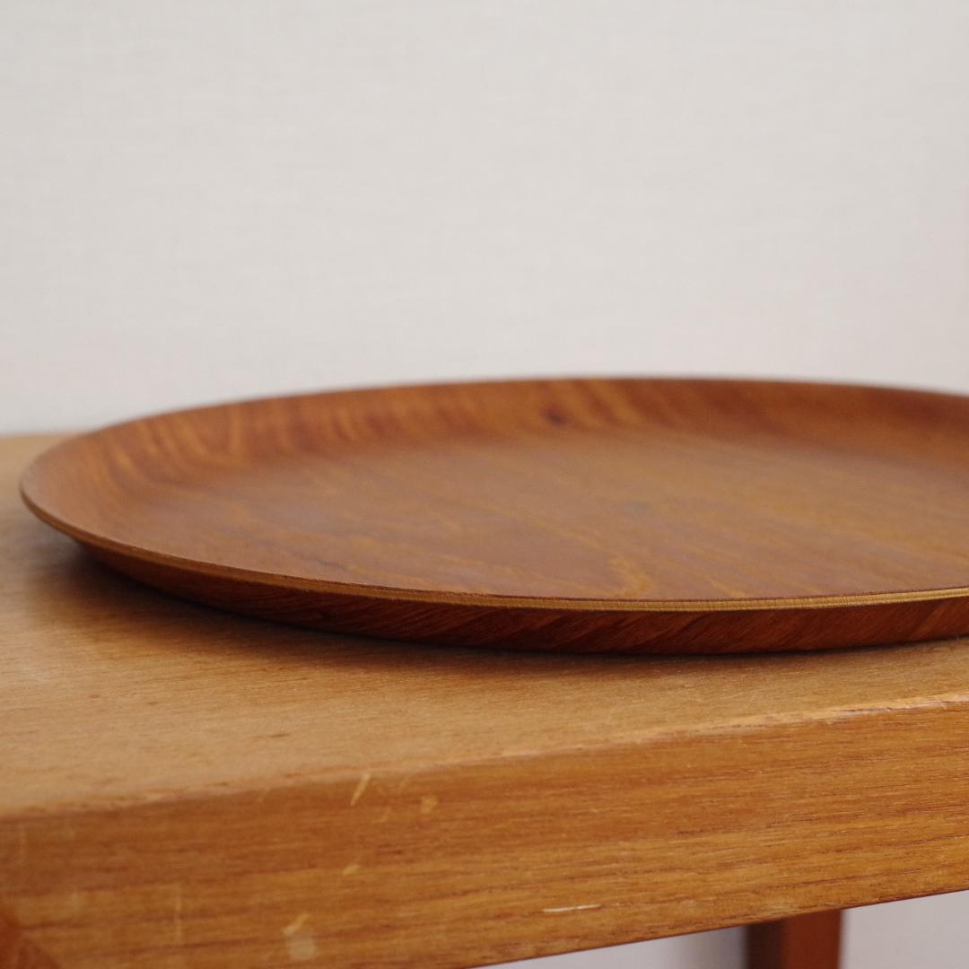 スウェーデン チーク Teak 木製 トレイ プレート チークプライウッド お盆