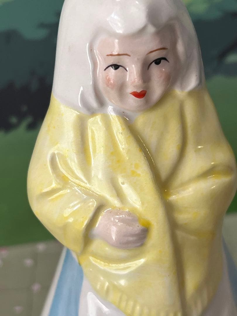 花嫁花婿陶器人形　老夫婦　ウエディングボード飾り