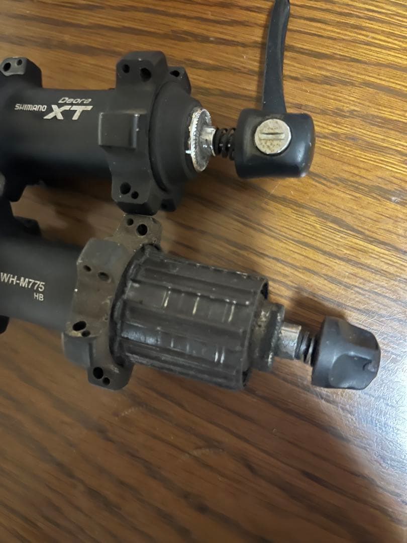 SHIMANO DEORE XT WH-M775 DISC ハブセット