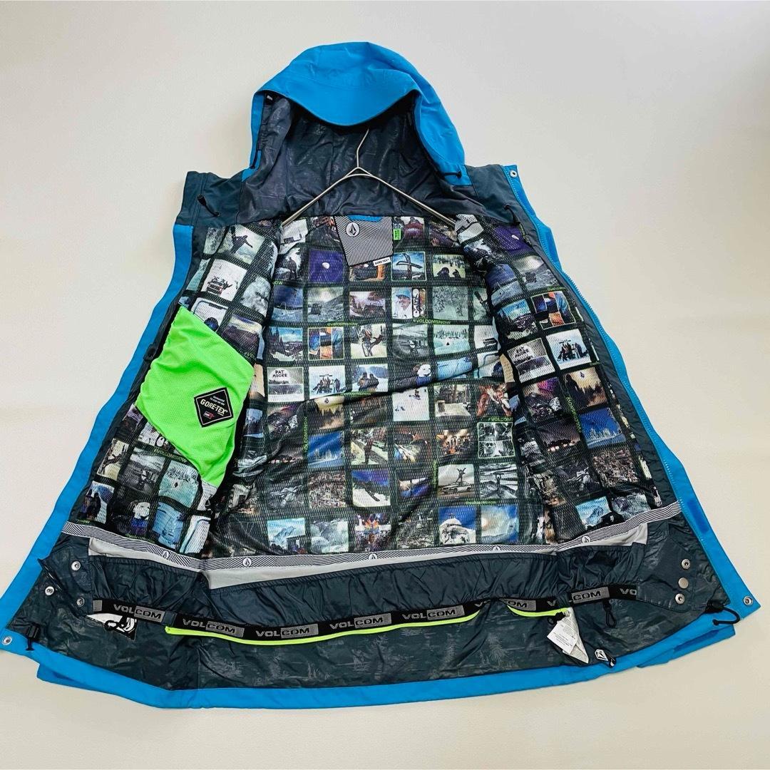6694 ボルコム　ジャケット　ゴアテックス　スノボ　ブルー　メンズ