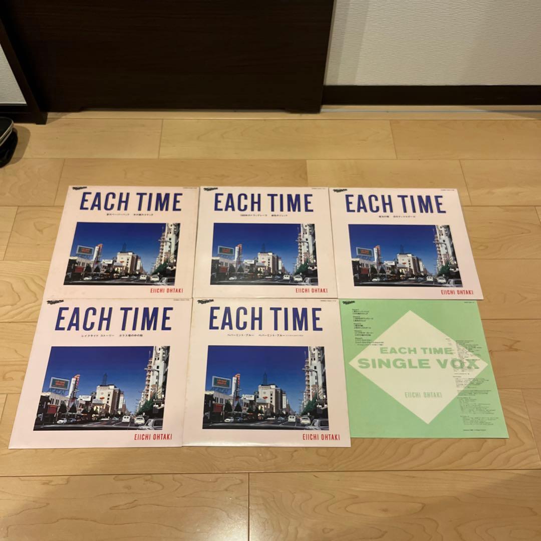 EACH TIME SINGLE VOX EIICHI OHTAKI 5枚セット