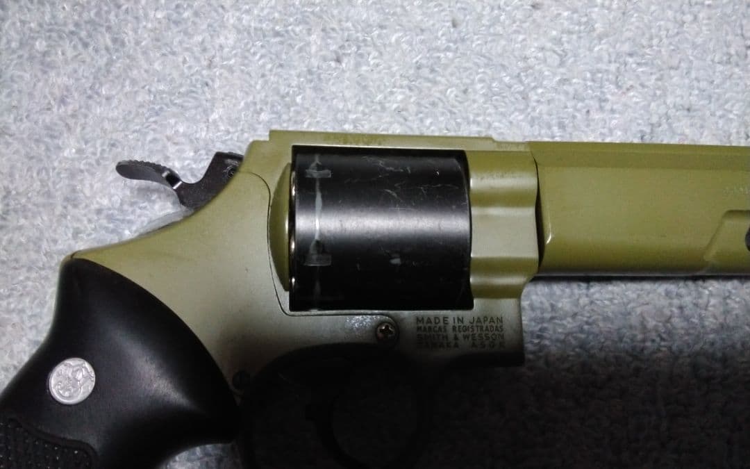 タナカワークス M629 NATOグリーン フラットサイド 44マグナム