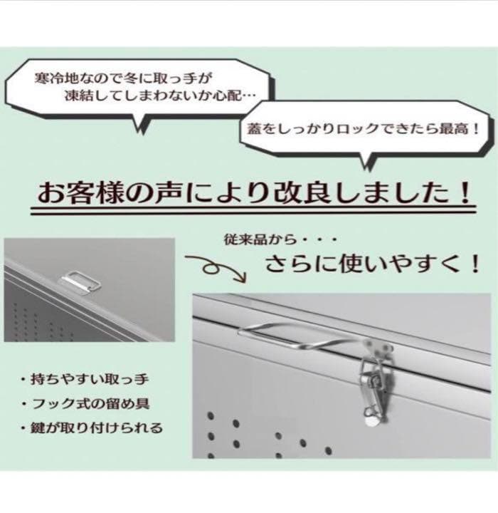 ゴミ箱 屋外 大きい カラス除け ゴミ荒らし防止ごみふた付き(組立式）210L
