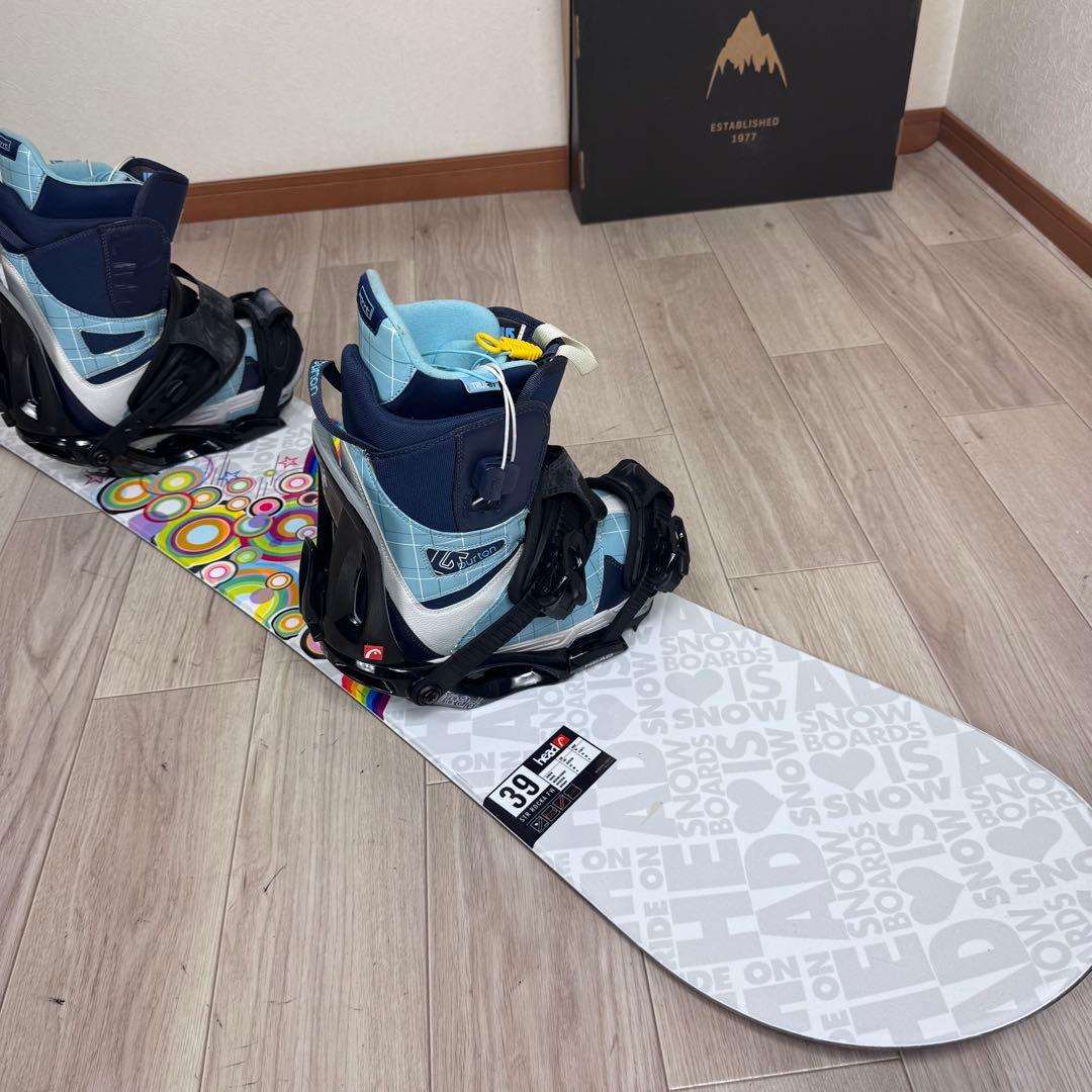 専用HEAD x Burton スノーボードセット 139cm バートン24cm