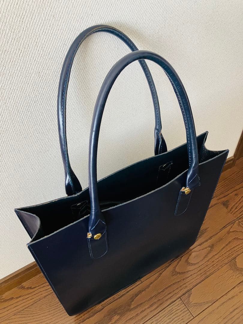 GLEN グレンロイヤル　2ハンドルトートバッグ　DARK BLUE