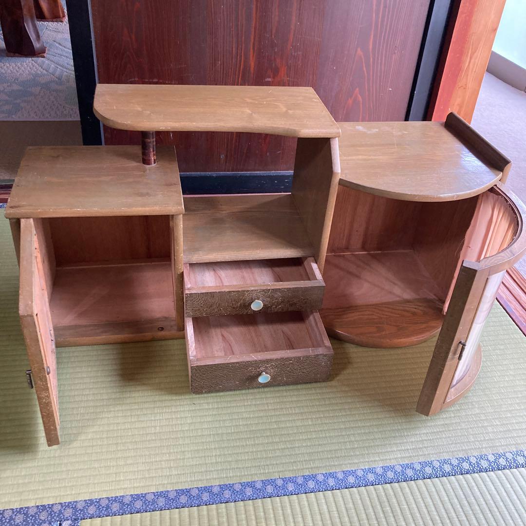昭和レトロ☆アンティーク　小物収納　飾り棚