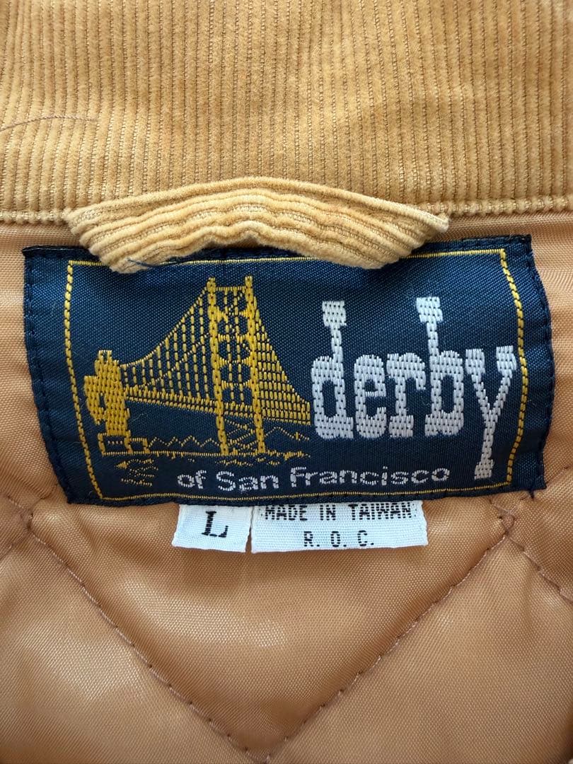 【希少】ダービーオブサンフランシスコ　Derby コーデュロイジャケット