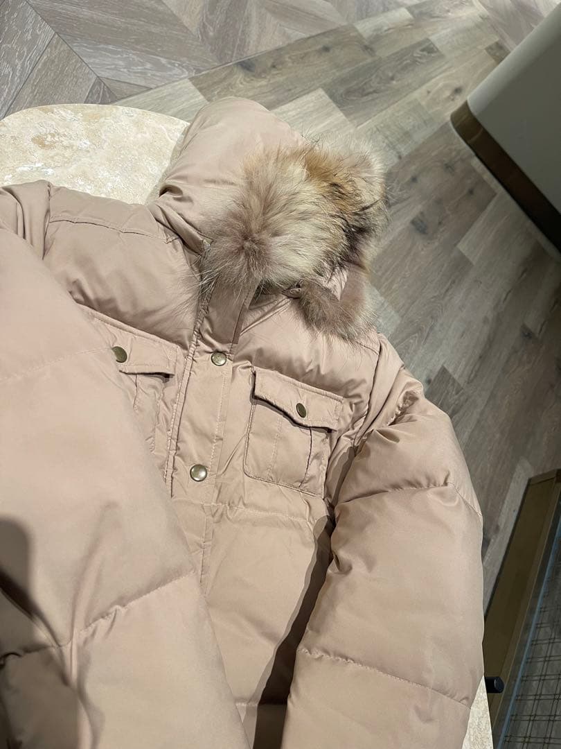 新品級　ショートダウンコート　イトキン　フォックスファー　アナイ　ノエラ