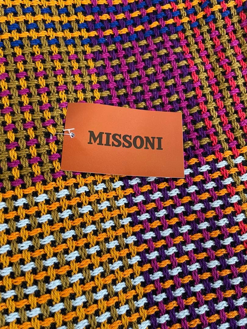 【タグ付き】MISSONI ミッソニー　バリューケット　150cm×200cm