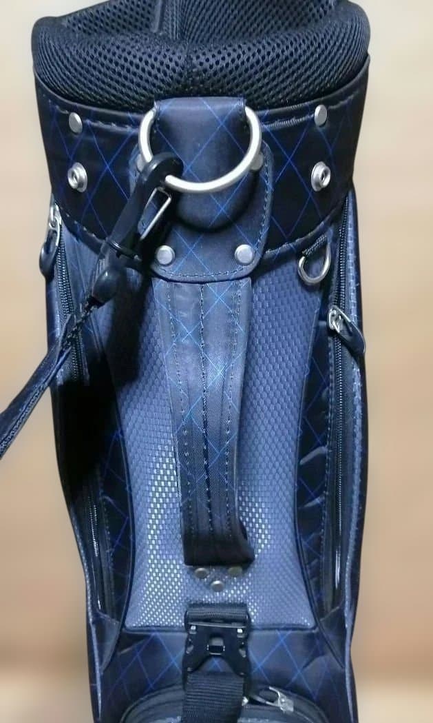 MIZUNO 軽量 キャディバッグ 黒 ゴルフバッグ