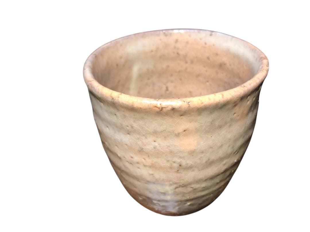萩焼 小春窯 藤村小春 湯呑 湯のみ カップ 新品 枇杷色 萩 箱有り