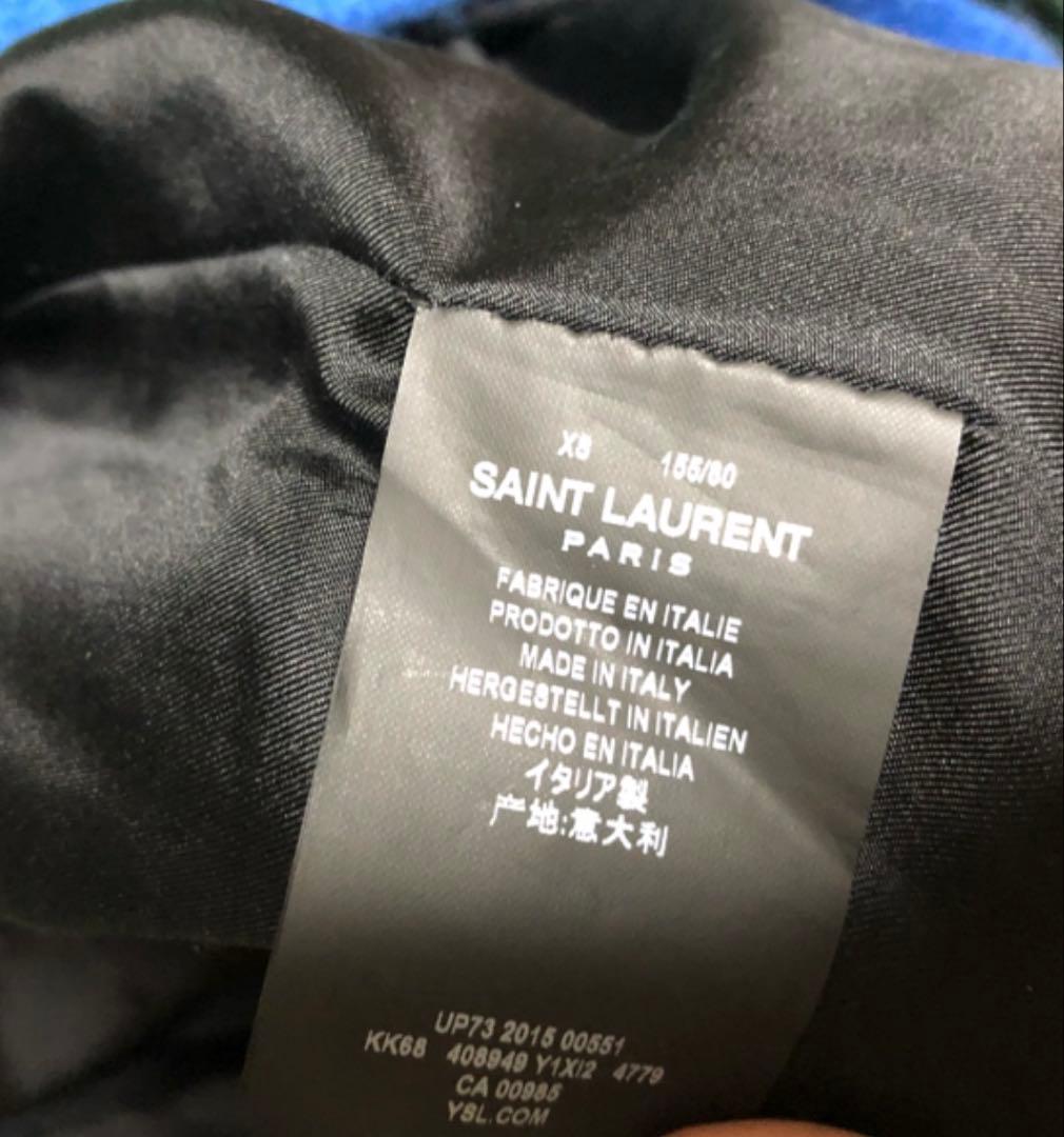 16ss Saint Laurent paris 恐竜ヤシの木柄カーディガンXS