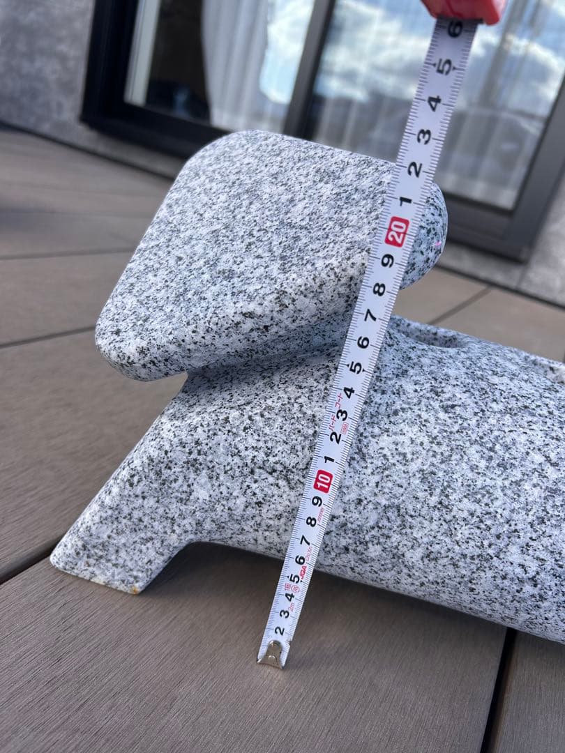 石　傘立て　犬　ダックスフンド　置物