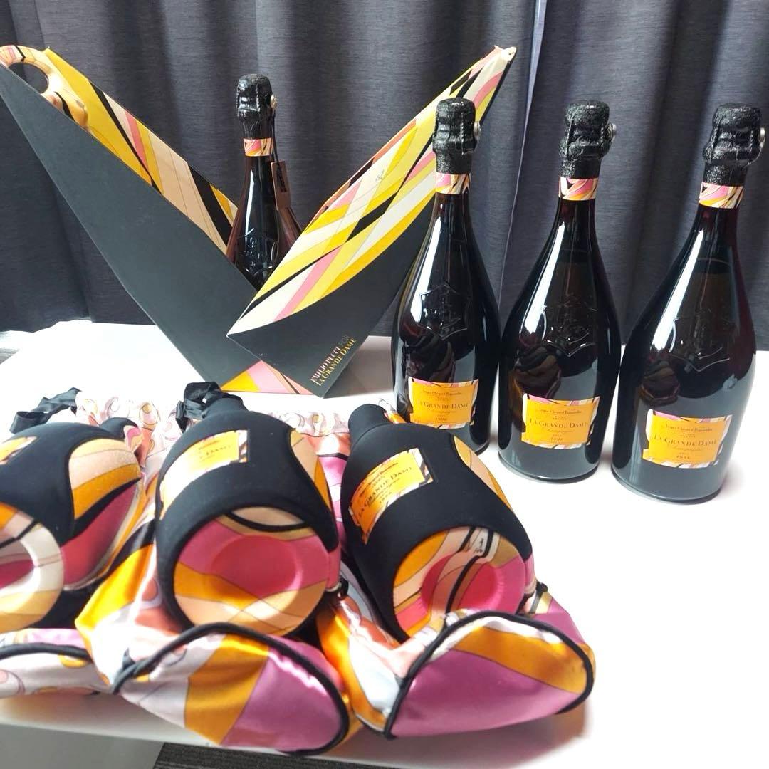 ヴーヴクリコ　ラグランダム1996　エミリオプッチ　シャンパン　専用箱巾着付4本