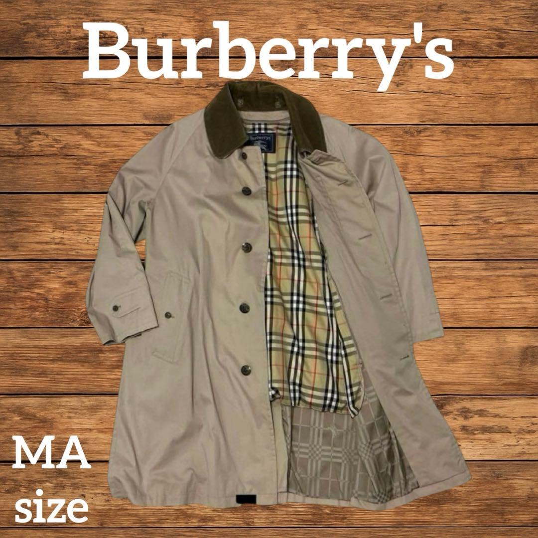 激レア Burberrys ステンカラーコート ノバチェック MA