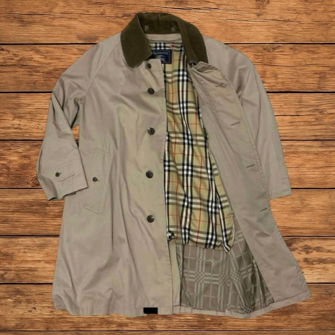 激レア Burberrys ステンカラーコート ノバチェック MA