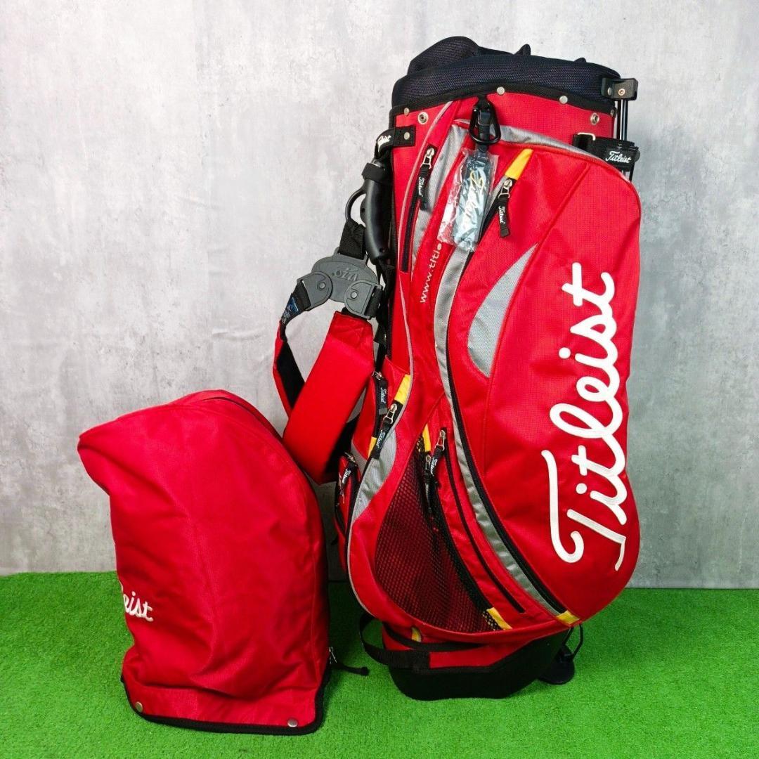 良品　タイトリスト スタンド式キャディバッグ 口枠7分割 Titleist