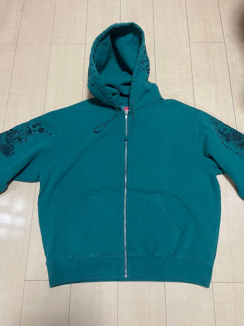 トップス Supreme AOI Zip Up Hooded Sweatshirt M