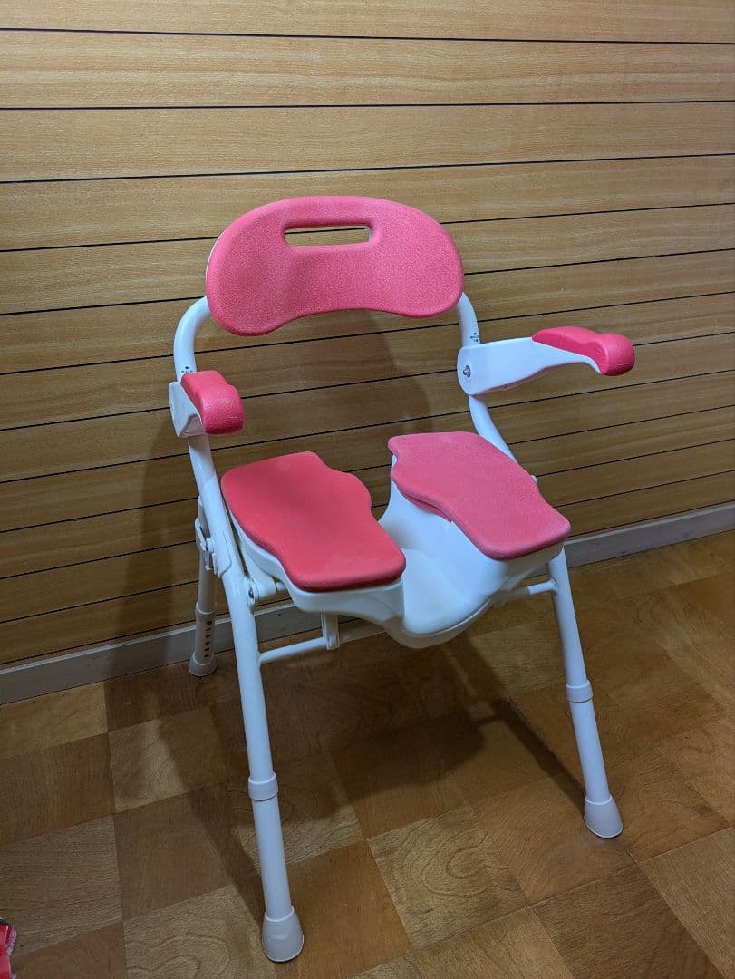 【美品】安寿　折りたたみシャワーベンチ　お風呂椅子　アロン化成　介助椅子