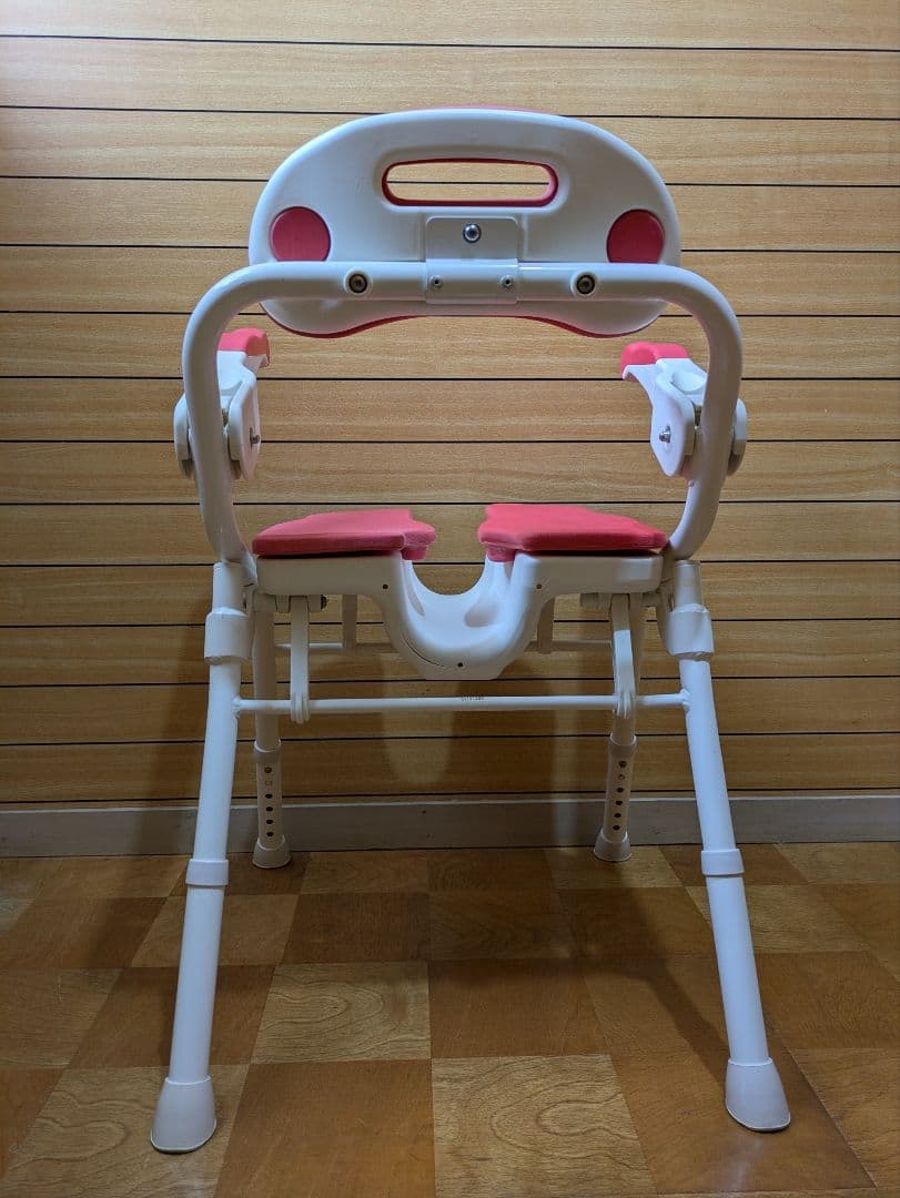 【美品】安寿　折りたたみシャワーベンチ　お風呂椅子　アロン化成　介助椅子