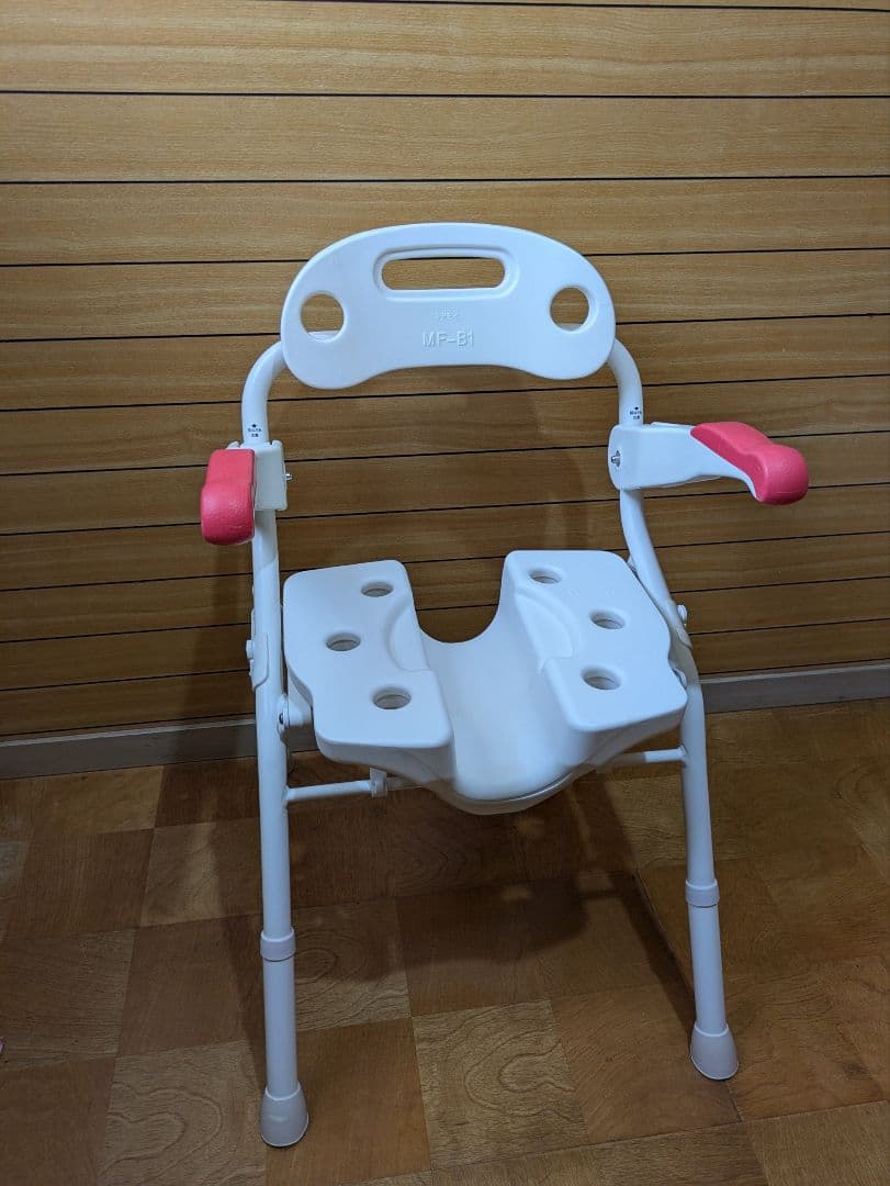 【美品】安寿　折りたたみシャワーベンチ　お風呂椅子　アロン化成　介助椅子