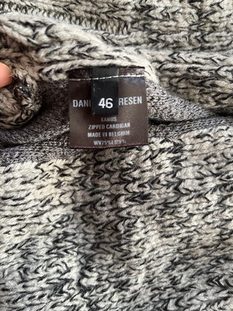 Daniel andresn ジップアップカーディガン