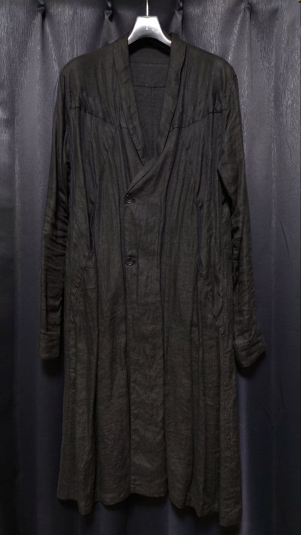 JULIUS リネンロングガウンコート 本店限定モデル