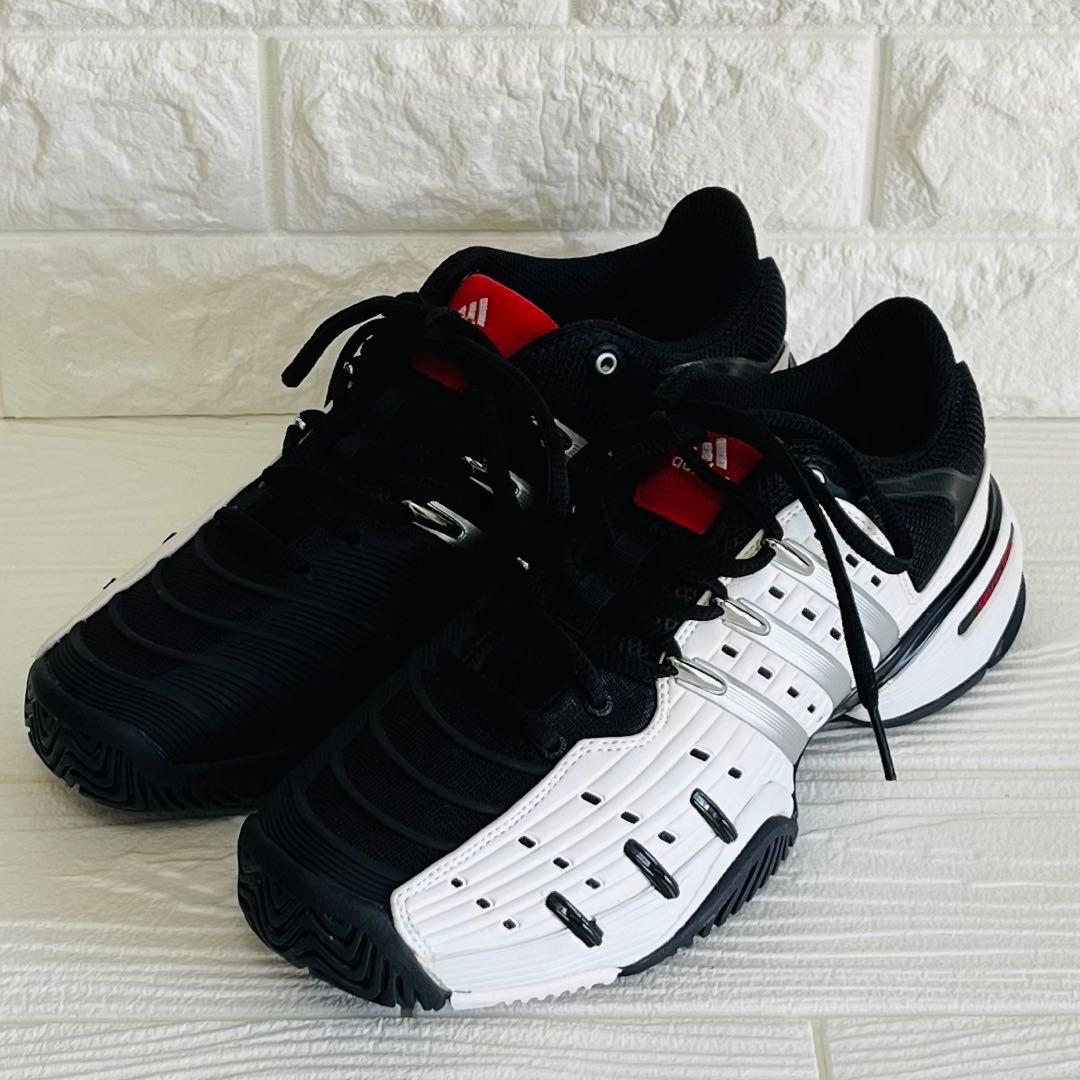 【未使用級】adidas バリケード5 クラシック黒赤白 SIZE 26cm