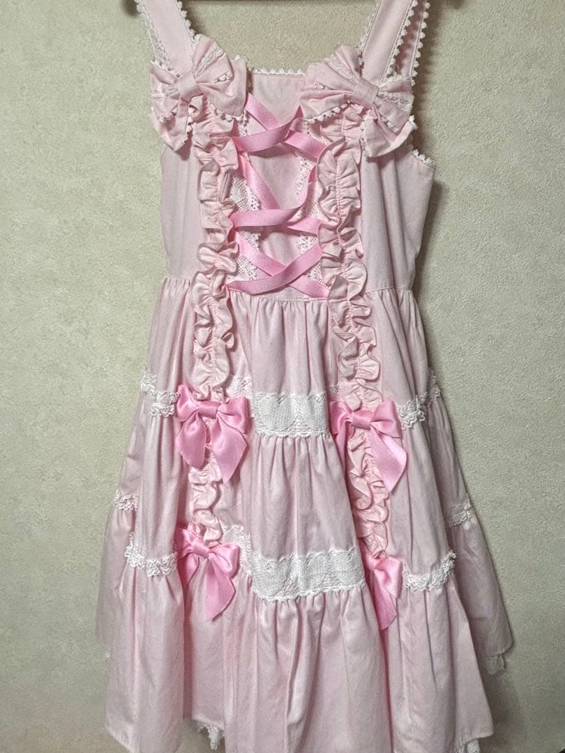Angelic Pretty　肩リボンジャンパースカート