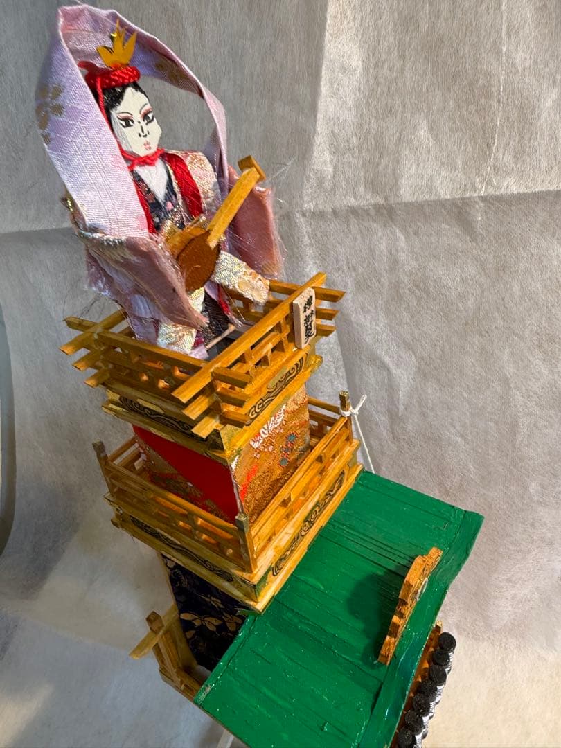 土浦　真鍋鹿島神社例大祭　東真鍋町山車ミニチュア/送料込み
