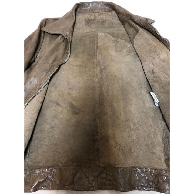 サルバトーレサントロ Salvatore Santoro高級ラムスキンブルゾン