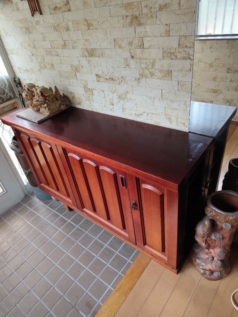 激安✨昭和レトロ大型木製下駄箱✨15段収納✨