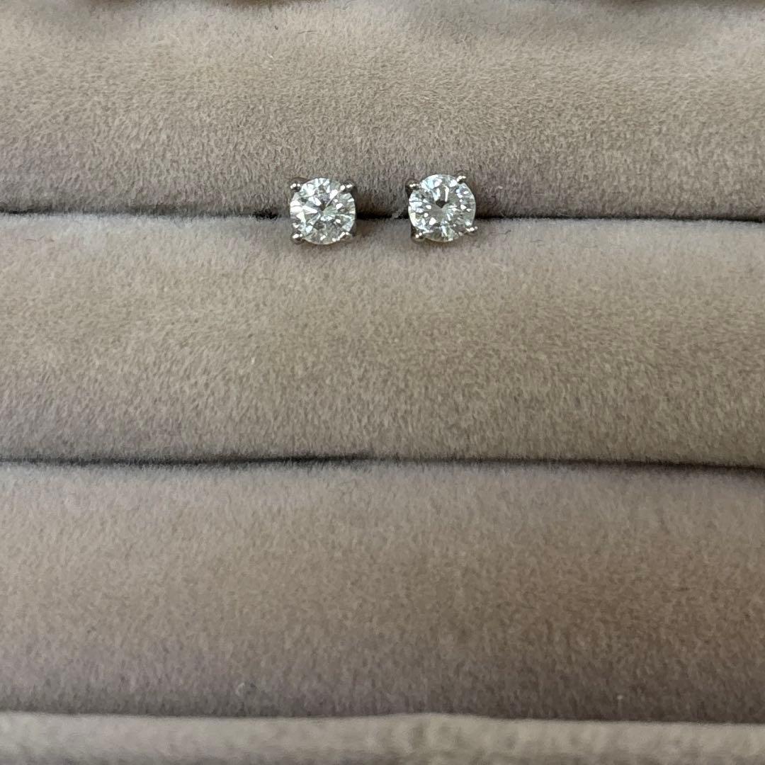 最終値下げ ヴァンドーム ダイヤモンド　0.36プラチナ キャトルピアス　大粒