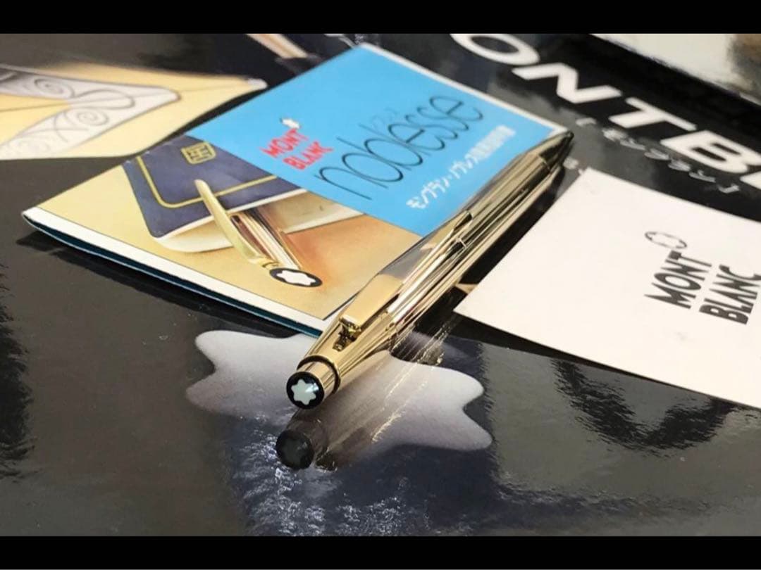 ⭐️金運を呼ぶ総金張り⭐️モンブラン⭐️ノブレスNo1947⭐️世界中で支持の高い逸品⭐️