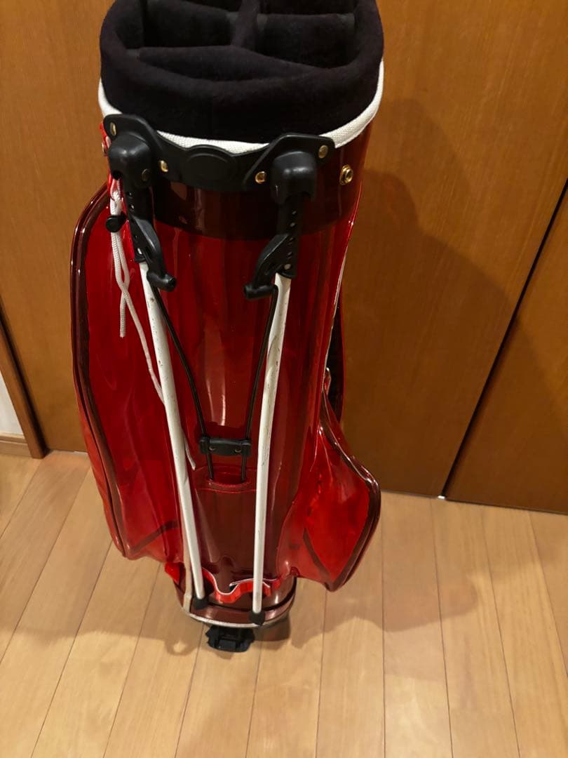 muta 赤色 キャディバッグ　ジャンク品