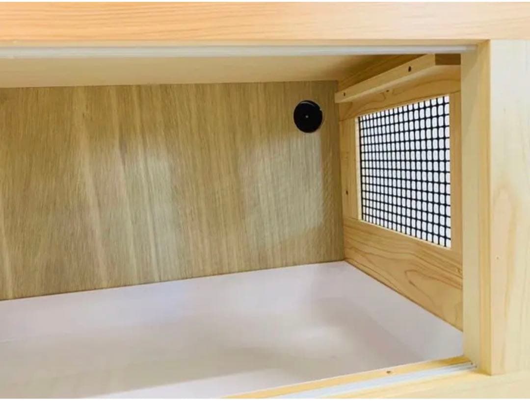 RepBox 木製ケージ　900×450×450　小動物、爬虫類用　ナチュラル