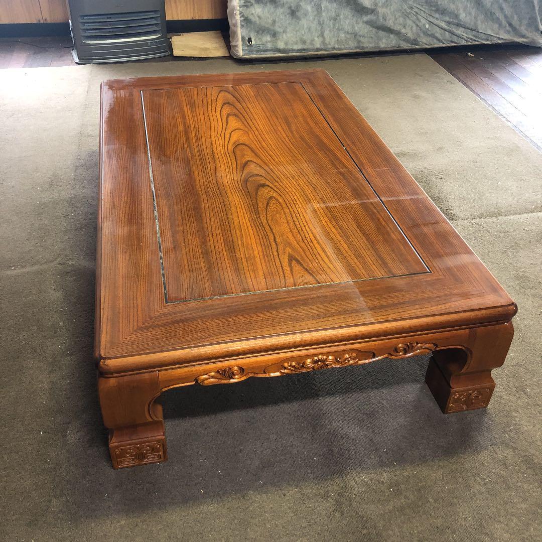 54. 合板製のローテーブル  訳あり  新品