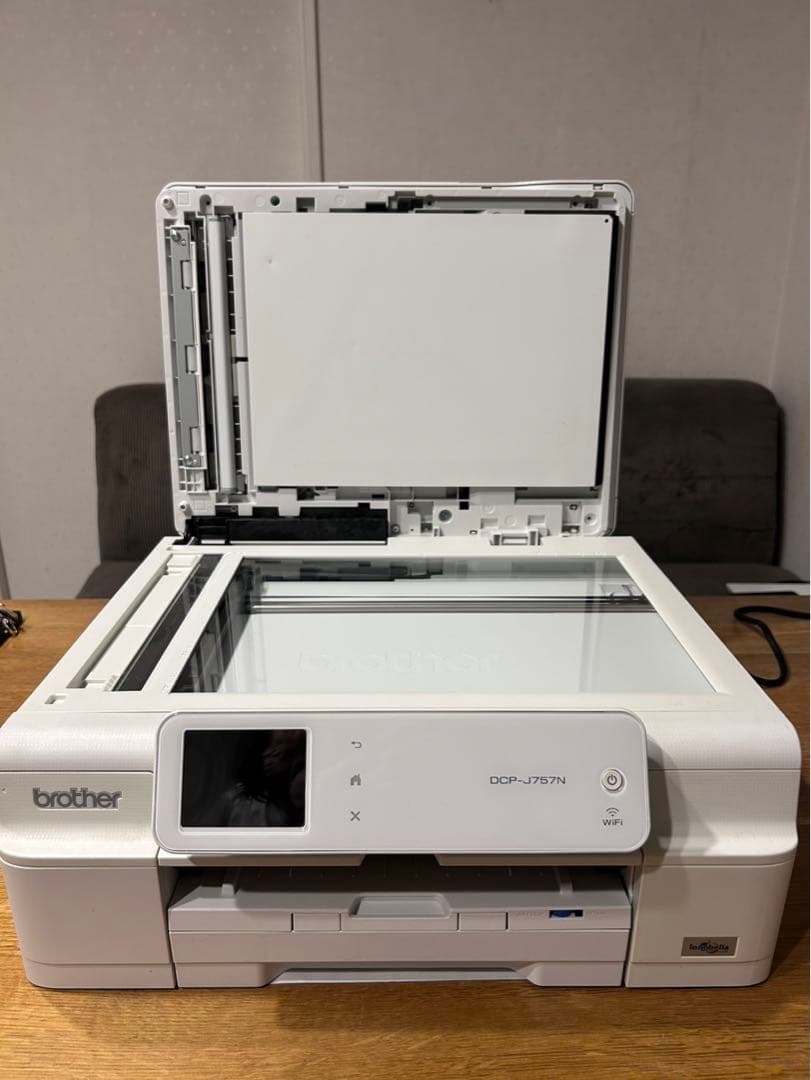 【美品】ブラザー・インクジェットプリンター複合機　DCP-J757N ホワイト