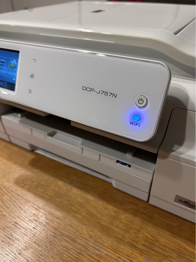【美品】ブラザー・インクジェットプリンター複合機　DCP-J757N ホワイト