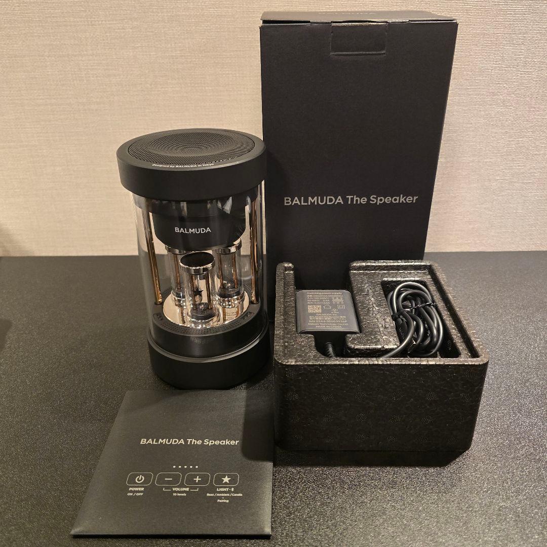 【新品未使用BALMUDA】 The Speaker M01A-BK ブラック