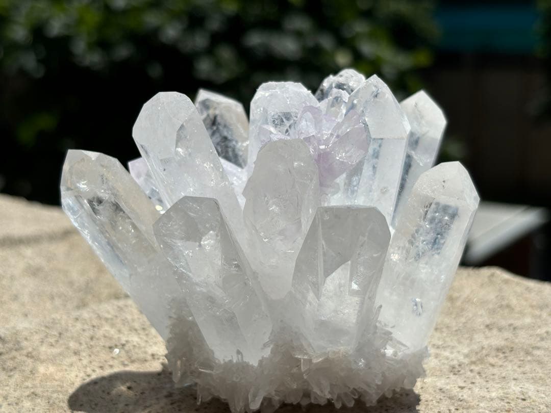 【強力浄化】ヒマラヤ水晶クラスター⭐️沢山のアメジストR123