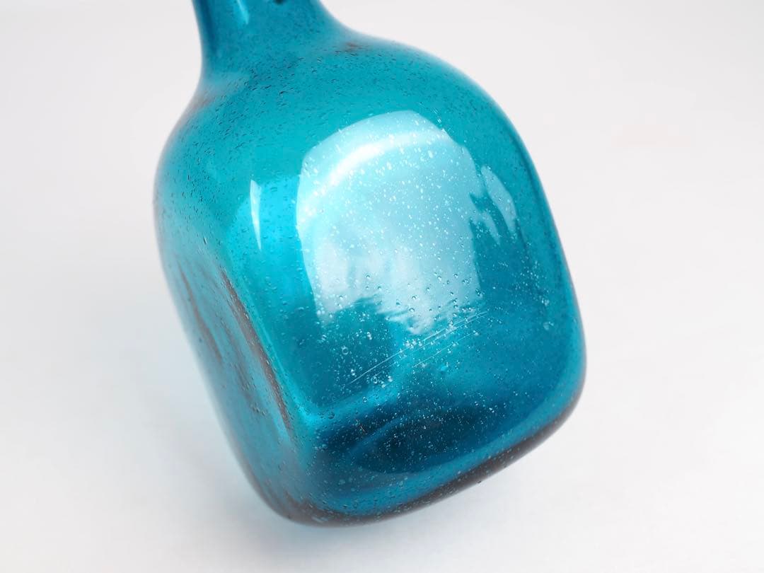 倉敷ガラス 小谷眞三 角瓶 花瓶 一輪挿し 民藝 民芸