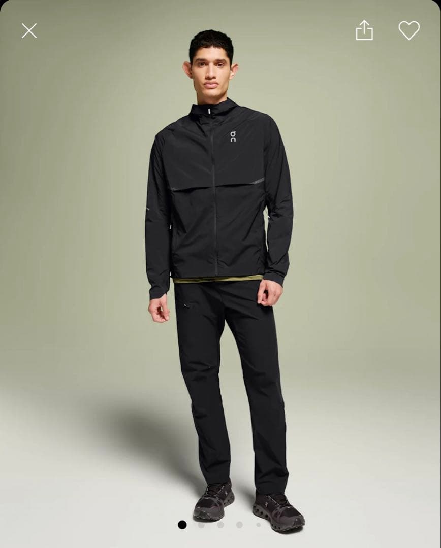 【新品未使用】On Core Jacket Black Sサイズ