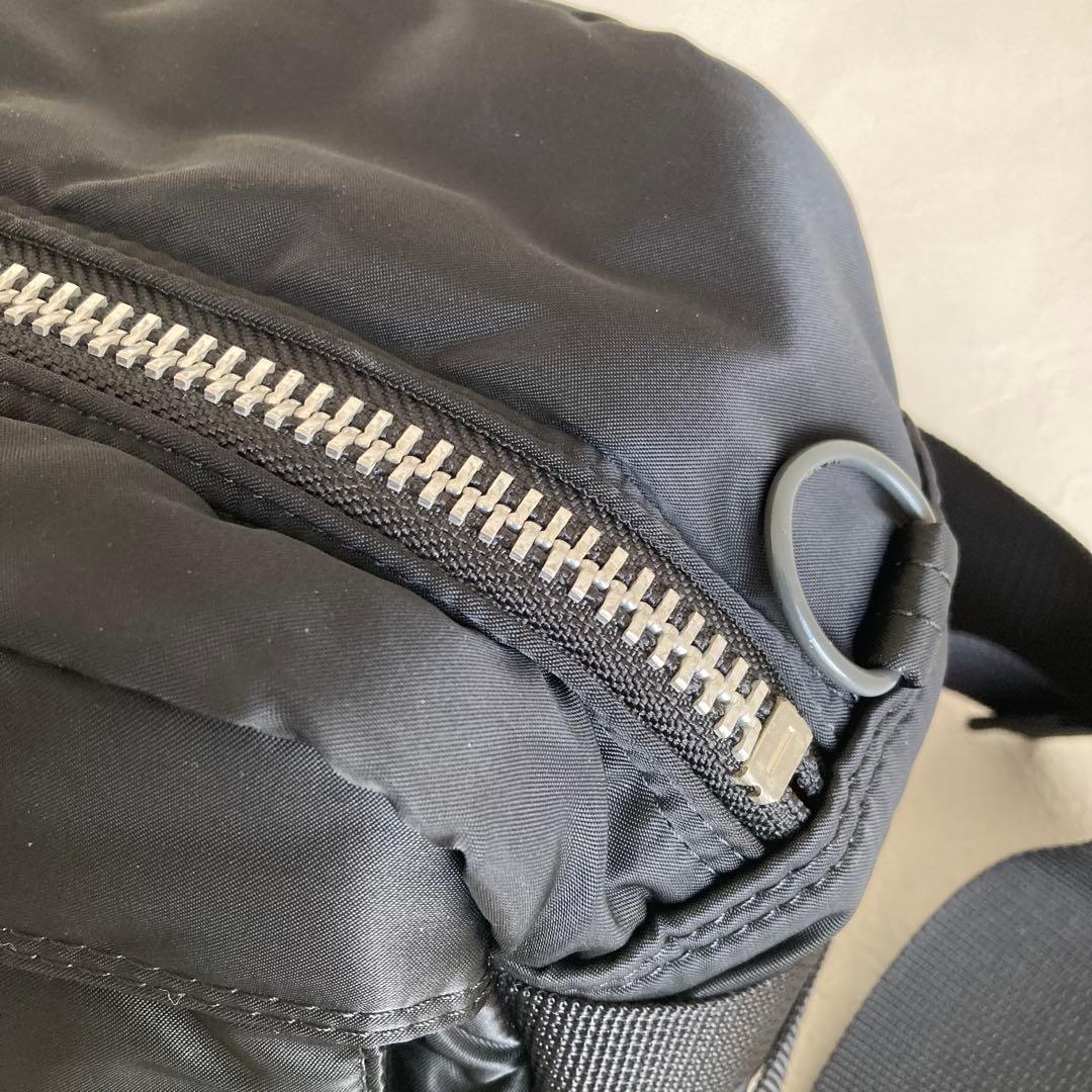 【美品】PORTER タンカー　ボディバッグ　ブラック　ウエストバッグ