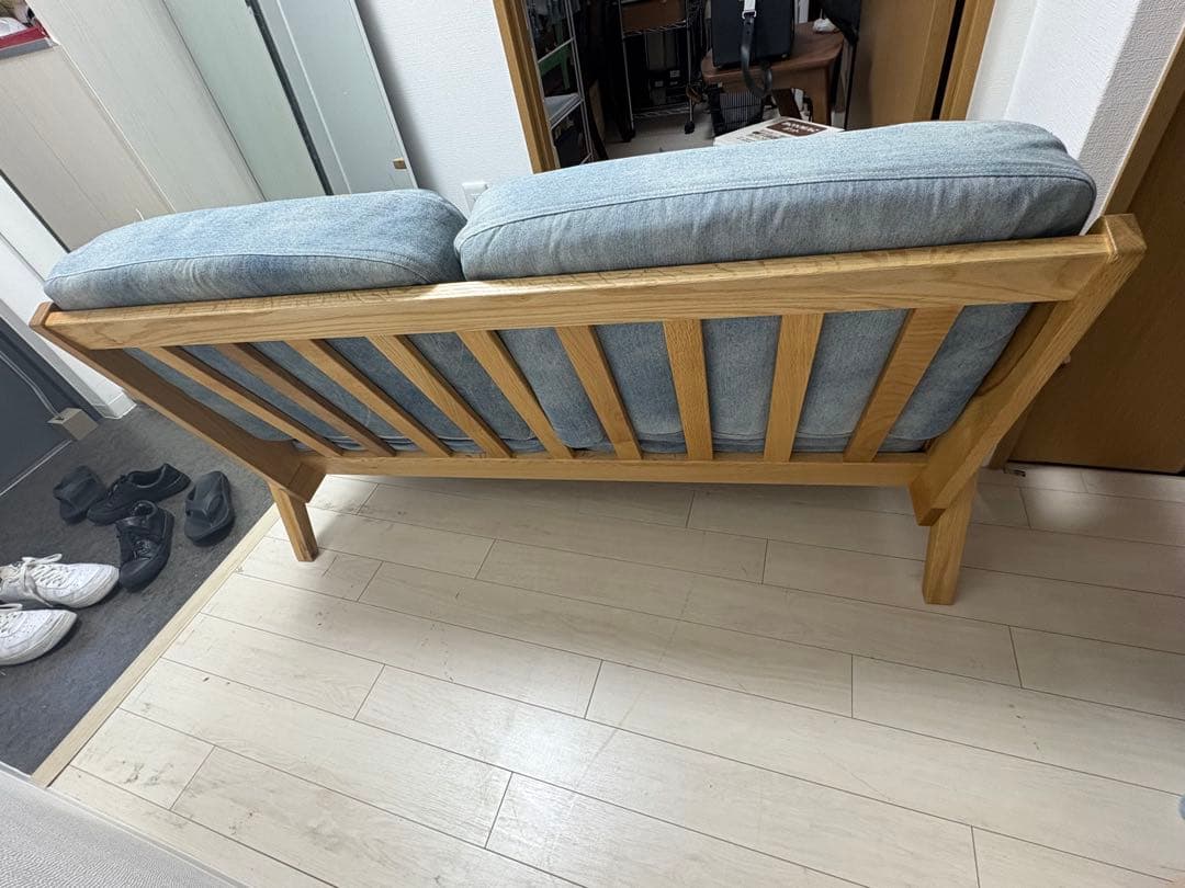 ベイフロー　デニムソファー　2人掛け　西海岸　サーフ　WTW ロンハーマン