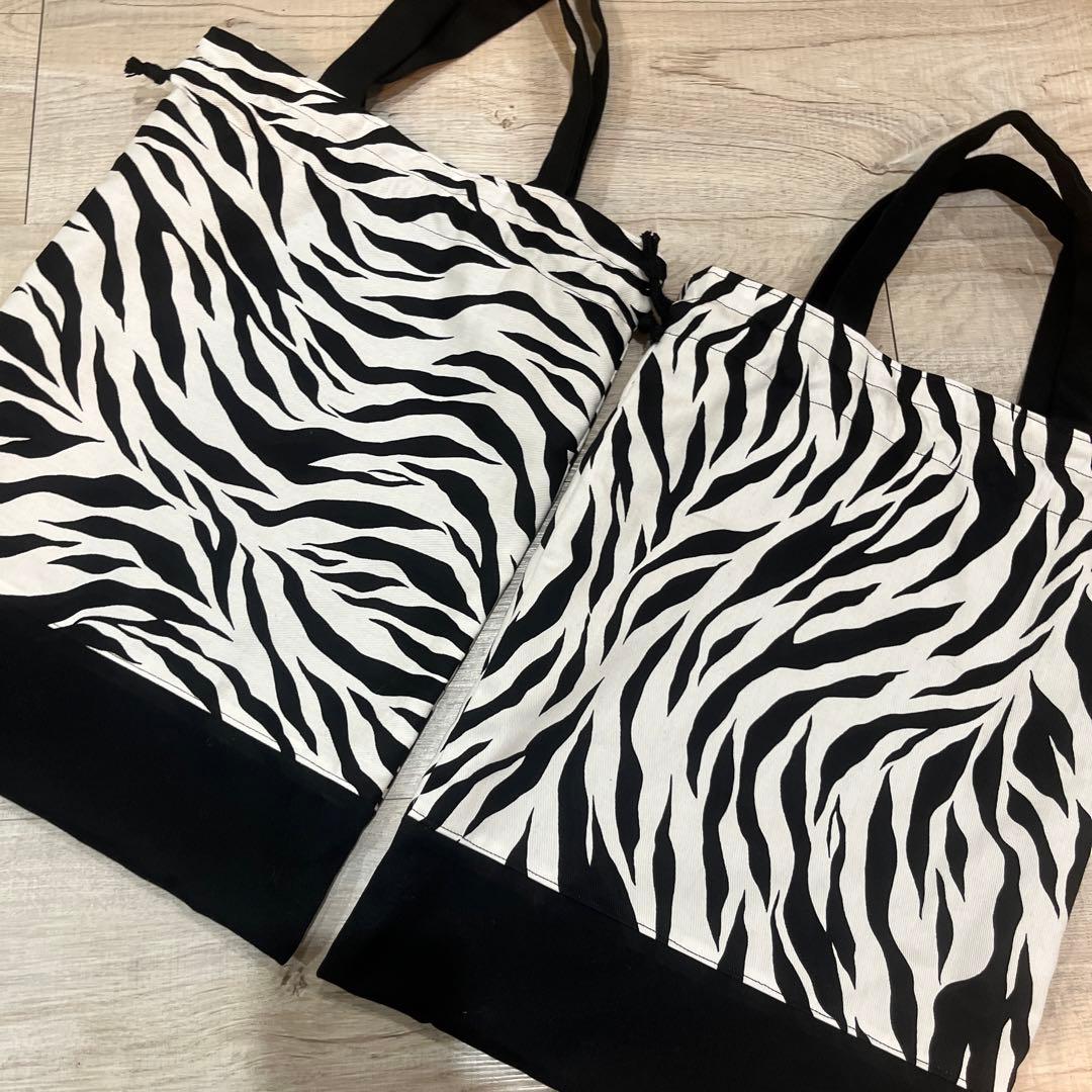 入園入学　6点セット　ゼブラ柄