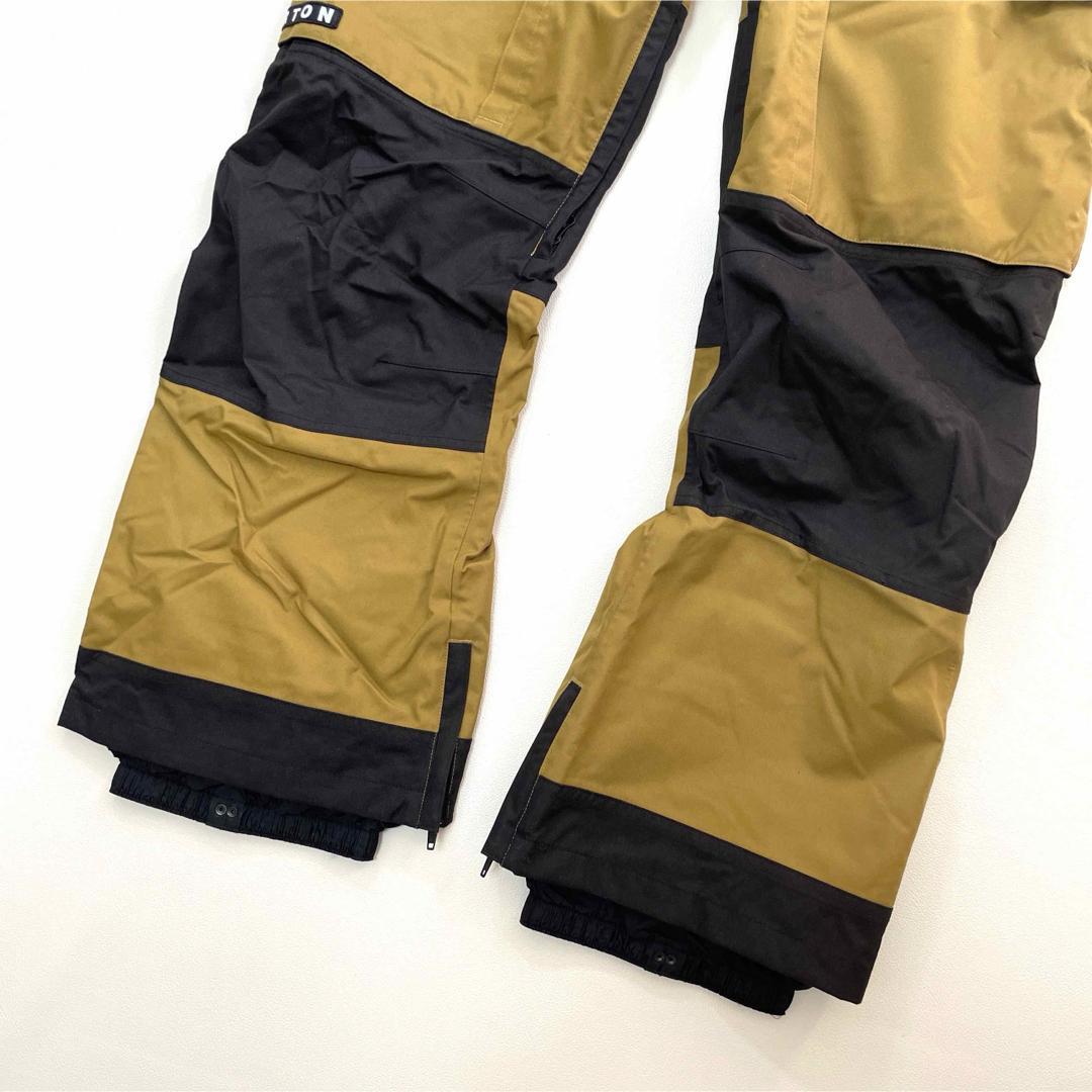 6606 バートン　パンツ　メンズ バイカラー　ダブルニー　ベージュ　ブラック