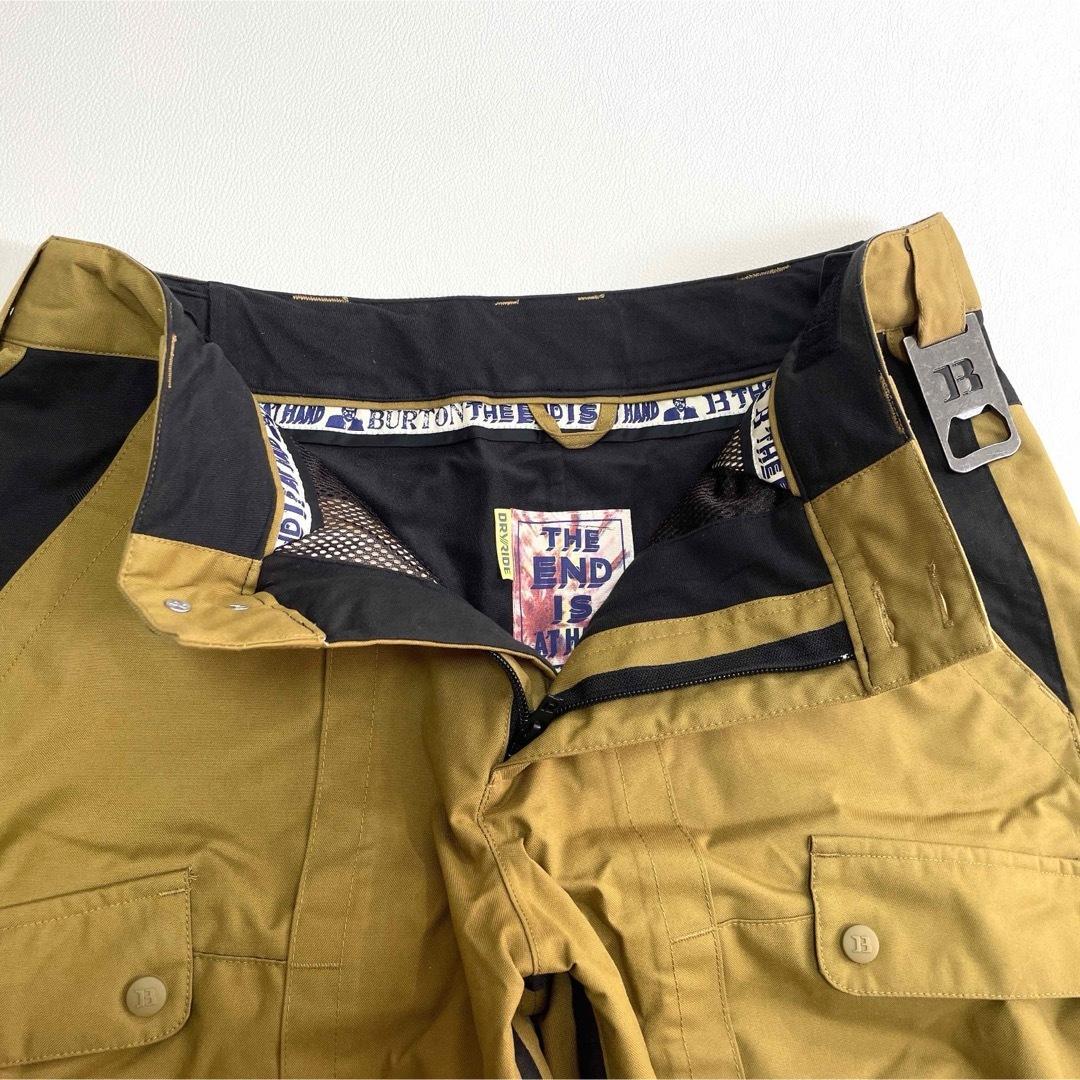 6606 バートン　パンツ　メンズ バイカラー　ダブルニー　ベージュ　ブラック