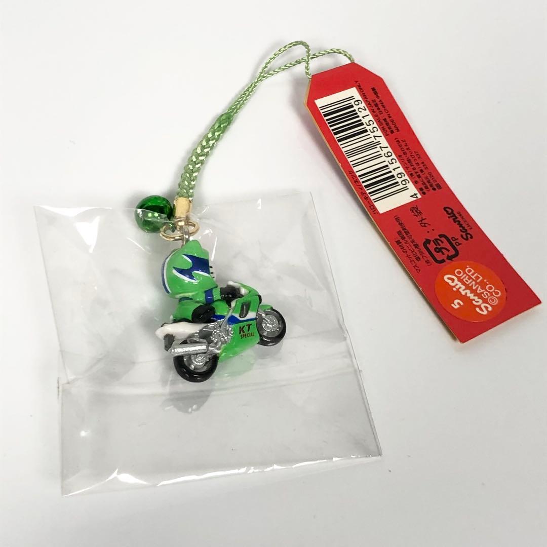 ハローキティ ストラップ サーキット限定 バイク グリーン Sanrio