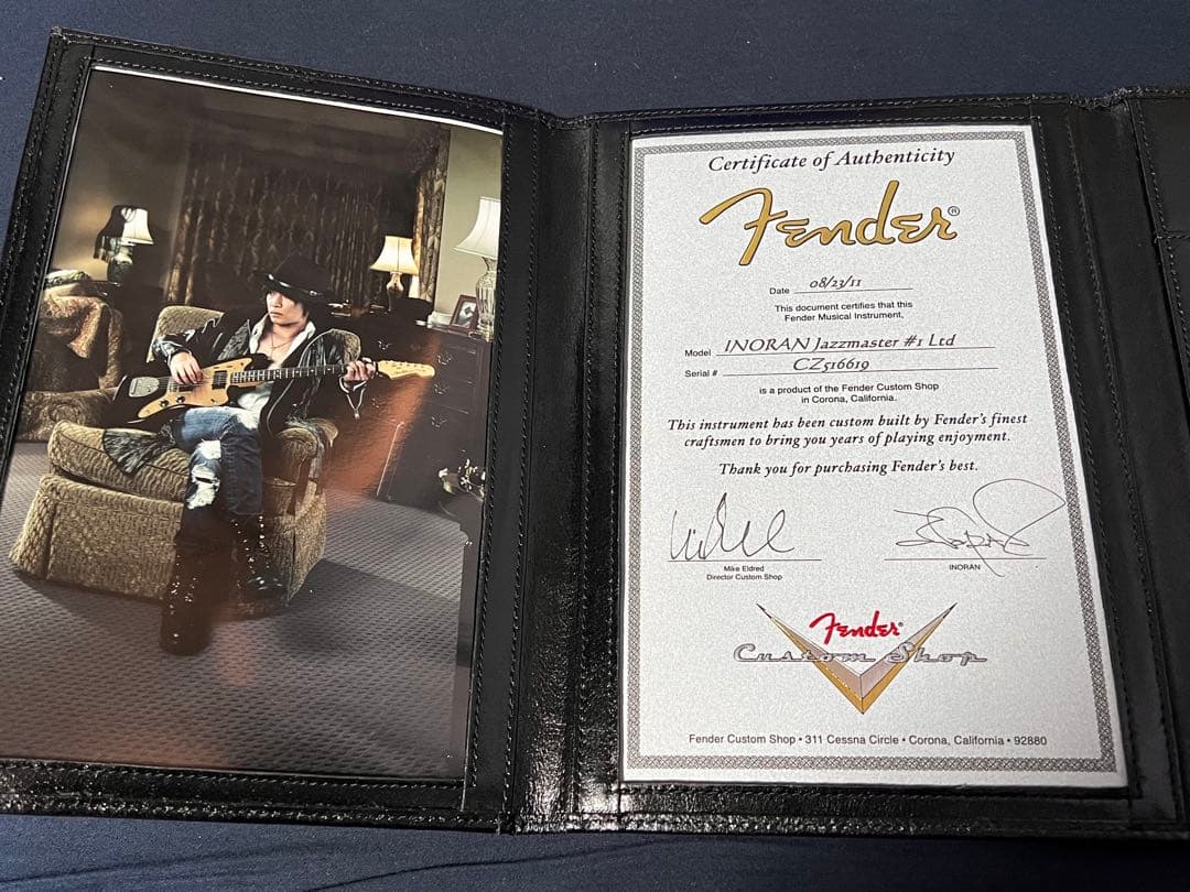 じ*ー様 Fender Custom Shop INORAN JAZZMASTE
